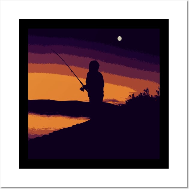 Fishing Art Father's day gift Wall Art by Mandz11